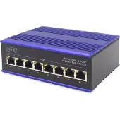 Digitus INDUSTRIAL 8-PORT GIGABIT POE SWITCH DIN RAIL, EXTENDED TEMP. RANGE (DN-651121)
