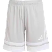 Adidas Urheiluhousut 'Squadra 25' vaaleanharmaa / valkoinen