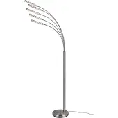 TRIO Reed LED lattiavalaisin 195cm 5x3,5W 3000K harjattu teräs