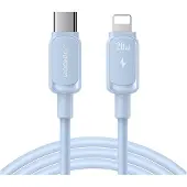 JOYROOM Multi-Color Series A14 USB-C / Lightning -kaapeli 20W 1,2 m - niebieski