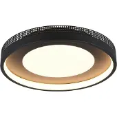 TRIO Solea LED kattovalaisin ø40cm 40 cm mattamusta 3000K