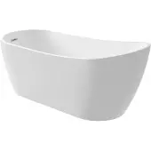 Deante Akryylinen vapaasti seisova epäsymmetrinen kylpyamme - 160 cm