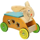 Primi Passi - Wooden Shape and Walker Rabbit