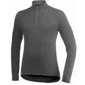 Woolpower Zip Turtleneck 200 Grey Kerrasto yläosat XXS
