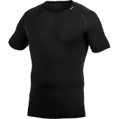 Woolpower Unisex Tee LITE Black Lyhythihaiset kauluspaidat Sort XL