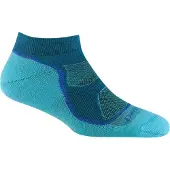 Darn Tough Women's Light Hiker No Show Lightweight with Cushion Cascade Retkeilysukat L (41-42.5)
