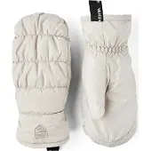 Hestra Kids' Puffer Junior Mitt Natural Beige Lasketteluhanskat 7