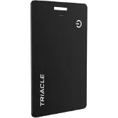 Triacle X-Mark Card Three Qi lompakon paikannin, musta