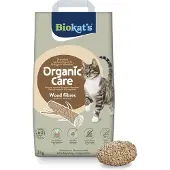 Biokat's 8l (n. 3kg) Organic Care puukuitu Biokat’s kissanhiekka