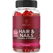 VitaYummy Hår & Naglar Hallon 60 Gummies