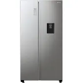 Hisense Side-by-Side RS711N4WCE (harmaa metalliväri)