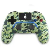 Spartan Gear - Aspis 4 Langaton PS4 ja Langallinen PC Ohjain Green Camo