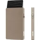Valenta Cardprotector Aluminium Magsafe Natural Titanium korttikotelo