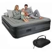 ML-Design Ilmapatja sisäänrakennetulla ilmapumpulla kahdelle hengelle 203x157x47 cm ML-muotoilu
