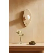 Opviq seinävalaisin Halle, beige/valkoinen
