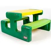 Little Tikes Iso piknikpöytä - ikivihreä