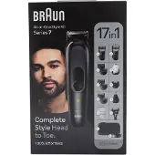 Braun Series 7 MGK7491 märkä- ja kuiva-ajoon -parranajosetti, musta