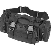 Mil-Tec Fanny Pack 3-Way (Color: Black)