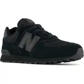 New Balance unisex for kids. GC574V1 Trainers 574 black (37), Flat, Laces, Casual, children's fashion