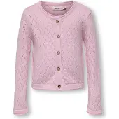 Kids Only Kmgmegan Life Ls Cardigan Knt Noos - Pink - 110