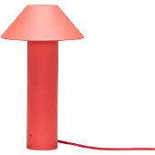Hubsch Tower Table Lamp Red - Red - 19X32CM