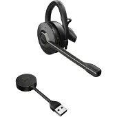 Jabra YOU'RE ON Engage 55 UC -langaton monokuuloke + USB-A-sovitin, musta
