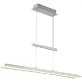 TRIO LED-riippuvalaisin Trio Smash 1500x1000x120 mm harjattu teräs