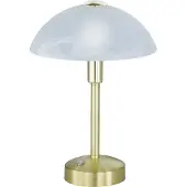TRIO Donna LED pöytävalaisin 30cm 4,5W 3000K mattamessinki/alabasteri