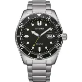 Citizen Marine Eco-Drive 3 Hands black AW1760-81E