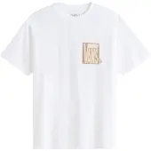 Vans Stretch Stack Crackle T-Paita white Koko M