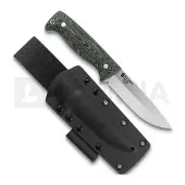 Peltonen Knives M07 Full Tang, vihreä micarta, kydex tuppi