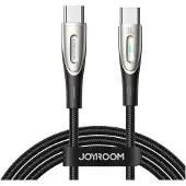 JOYROOM Star-Light USB C-USB-C-kaapeli SA27-CC5 / 100W / 1,2m (musta)