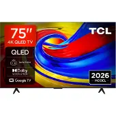 TCL P7L 75P7L, 190,5 cm (75"), 3840 x 2160 pikseliä, QLED, Älytelevisio, Wi-Fi, Musta