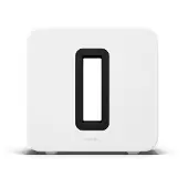 Sonos Sub 4, Aktiivinen alibassokaiutin, D, musta, Valkoinen, AC, 50/60 Hz, 110 - 240 V
