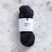 Järbo Garn AB Svensk Ull 4tr 100 g Swedish Black (03) Järbo