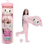 Barbie Cutie Reveal Doll & Accessories, Cuddly Series Lamb With 10 Surprises - Pink - ONE SIZE