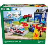 BRIO Pelastus Team Junasetti 36025 - - OneSize - Rautatiet