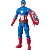 Marvel Avengers Titan Hero Series Blast Gear Captain America -toimintahahmo, 4 vuosi/vuosia, Sininen, Punainen, Valkoinen, Muovi