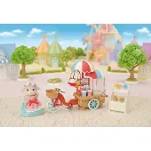 Sylvanian Families Leikkisetti + Figuuri Popcorn-teline