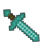 Minecraft Minecraft-roolipeli vaahtomuovimiekka, timantti