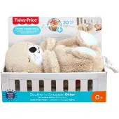 Fisher Price Soothe 'N Snuggle Otter, Plush Baby Toy, Sound Machine With Breathing Motion - Grey - ONE SIZE