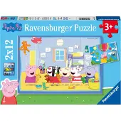 Ravensburger Palapeli Pipsa Possu 2x12