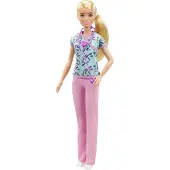 Barbie Nurse Doll With Scrubs, Clothes And Accessories - Multi/patterned - ONE SIZE