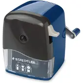 Staedtler 501 180, Käsikäyttöinen kynäteroitin, Sininen, Muovi, Terästä, 1,2 cm, Molempikätinen