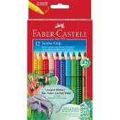 Faber-Castell FABER CASTELL Jumbo Grip -kynät 12 väriä