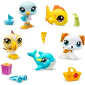 Littlest Pet Shop Beach Besties Collectors 5 Pk - Multi/patterned - ONE SIZE