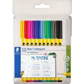 Staedtler Fineliner Noris kirjoituskynä 0,6mm ass (10)