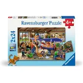 Ravensburger Airplane & Train Repairs Palapelit 2x24