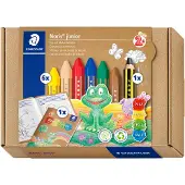 Staedtler 61 C1, 6 kpl, Valikoidut värit, Monivärinen, Kahdeksankulmainen, Suippokärkinen, Vaha