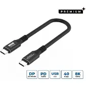 Microconnect USB-C -kaapeli, 100 W, 0,15 m, musta